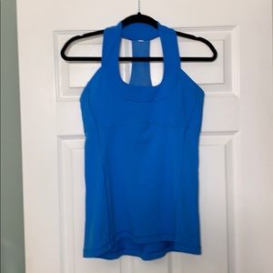 Lululemon top, size 10, blue, gently used